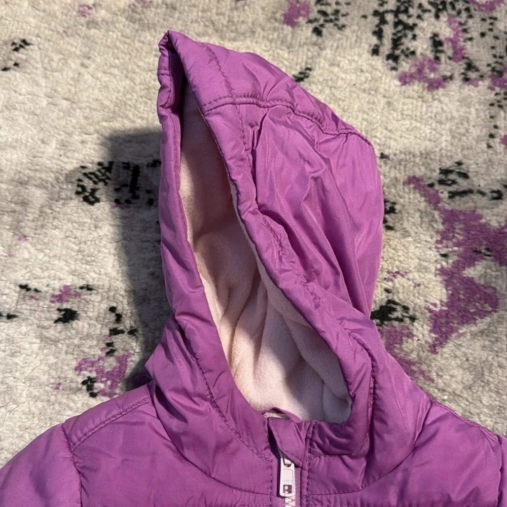 Old Navy Purple Frost Free Puffer Jacket 12-18 Months